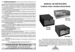 MANUAL DE INSTRU&Ccedil;&Otilde;ES