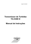 Transmissor de Turbidez Trb 8300 D Manual de Instruções