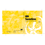 Manual de instru&ccedil;&otilde;es iniciais do Sametime 2.5