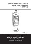termo higrômetro digital manual de instruções mth-1365 888