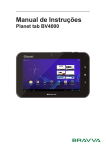 Manual de Instruções - Planet tab BV4000