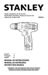 manual de instrucciones manual de instruções instruction manual