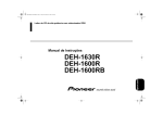 Manual de Instru&ccedil;&otilde;es DEH-1630R DEH-1600R DEH