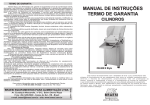 manual de instruções termo de garantia manual de