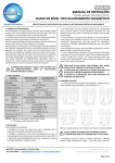 S&Eacute;RIE 012 MANUAL DE INSTRU&Ccedil;&Otilde;ES CHAVE DE N&Iacute;VEL TIPO