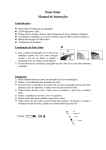 Manual Poste Solar Manual de Instruções