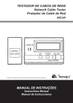 TESTADOR DE CABOS DE REDE Network Cable Tester