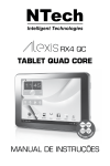 MANUAL DE INSTRUÇÕES TABLET QUAD CORE