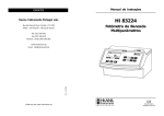 Manual de Utilização - Hanna Instruments Portugal