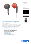 SHQ1200/10 Philips Fones de ouvido intra