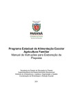 Programa Estadual de Alimenta&ccedil;&atilde;o Escolar