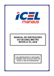 manual de instruções do decibelímetro modelo dl-4200