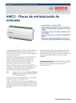 Placas de extens&atilde;o - Bosch Security Systems