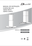 Manual Coifa de Ilha - Built Eletrodomésticos