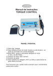 Manual de Instruções TORQUE CONTROL PAINEL