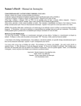 Nature`s Fire&reg; - Manual de Instru&ccedil;&otilde;es