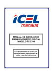 manual de instruções freqüencímetro digital modelo fc