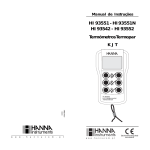 Manual de Utilização - Hanna Instruments Portugal