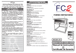 Manual Forno de Pizza