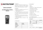 manual de instruções multímetro digital portátil itmd-6243