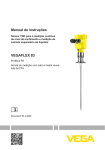 Manual de instru&ccedil;&otilde;es VEGAFLEX 83