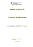 Manual Bibliotecários 2015-2016 - 1ª fase