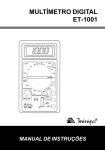 MULTÍMETRO DIGITAL ET-1001