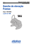 Manual de instruções (pt) Gancho de elevação Framax