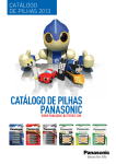 CATÁLOGO DE PILHAS PANASONIC