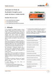 Analisador de Rede de Qualidade Energética para redes