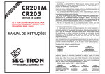 manual CR201M - Seg-Tron