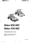 OM, Rider 850 HST, Rider 970 HST, 1999-01
