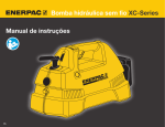 Bomba hidráulica sem fio XC-Series Manual de instruções