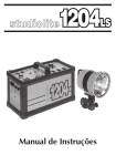 Manual de Instruções Flash Studiolite 1204LS