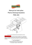 PLAINA DESENGROSSADEIRA (PDE-400)