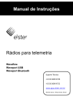 Manual de Instruções Rádios para telemetria