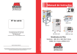 Nº de série Modeladora de Pães Manual de Instruções