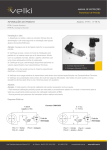 MANUAL DE INSTRU&Ccedil;&Otilde;ES Transmissor de Press&atilde;o Modelo
