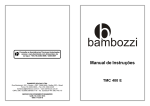 Manual de Instru&ccedil;&otilde;es TMC 400 E