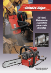 CE101C Motosserra a gasolina para corte de bet&atilde;o