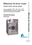 Manual de Instruções Máquinas de lavar roupa