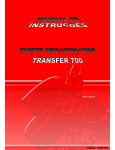 Tanker 6.000 / 10.500 / 12.000 e Transfer 700