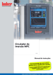 Manual de instruções Circulador de imersão MPC, pt