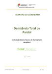 Contrata&ccedil;&atilde;o Inicial e Reserva de Recrutamento