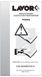 LAVOR Manual Lavadora Power