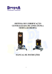 sistema de lubrifica&ccedil;&atilde;o centralizada de linha dupla modular dropsa