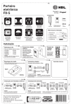 Instalação Porteiro eletrônico F8-S