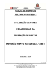 MUTIR&Atilde;O TRATO NA ESCOLA / 2014 - diretoria de ensino