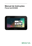 Manual de Instruções Planet tab BV-4000