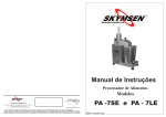 Manual de Instru&ccedil;&otilde;es - Metal&uacute;rgica Siemsen